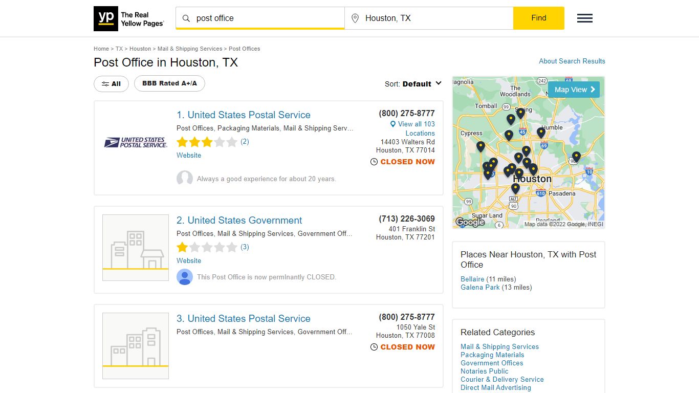 Best 19 Post Office in Houston, TX with Reviews - YP.com - Yellow Pages